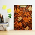 thumbnail image 2 of FORMRS Acrylic Clipboard with Low Profile Clip Standard A4 Letter Size, 12.5" x 9", Fall Pattern, 2 of 8