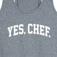 thumbnail image 3 of Instant Message - Yes Chef Collegiate - Women's Racerback Tank Top, 3 of 6