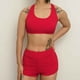 thumbnail image 4 of Trajes de baño tankini para mujer, moda, cómodo, estampado, bikini, traje de baño de color liso para mujer, conjuntos de bikinis, traje de baño de dos piezas para mujer, 4 of 5