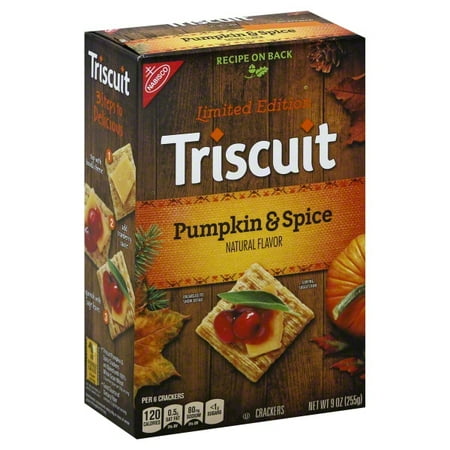 UPC 044000048143 product image for Nabisco Triscuit Pumpkin Spice Crackers, 9 Oz. | upcitemdb.com