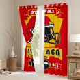 thumbnail image 3 of Erosebridal Kids Sports Curtains for Living Room, Luxurious, Red, Chicago, 3 of 6