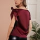 thumbnail image 4 of Blusa de seda con hombros descubiertos para mujer,Blusa elegante de seda con hombros descubiertos para mujer Top de seda con hombros descubiertos para mujer Solución innovadora, 4 of 8