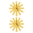 thumbnail image 3 of Reloj de pared colgante Yuarrent decoración de la habitación accesorios decorativos Amarillo, 3 of 6