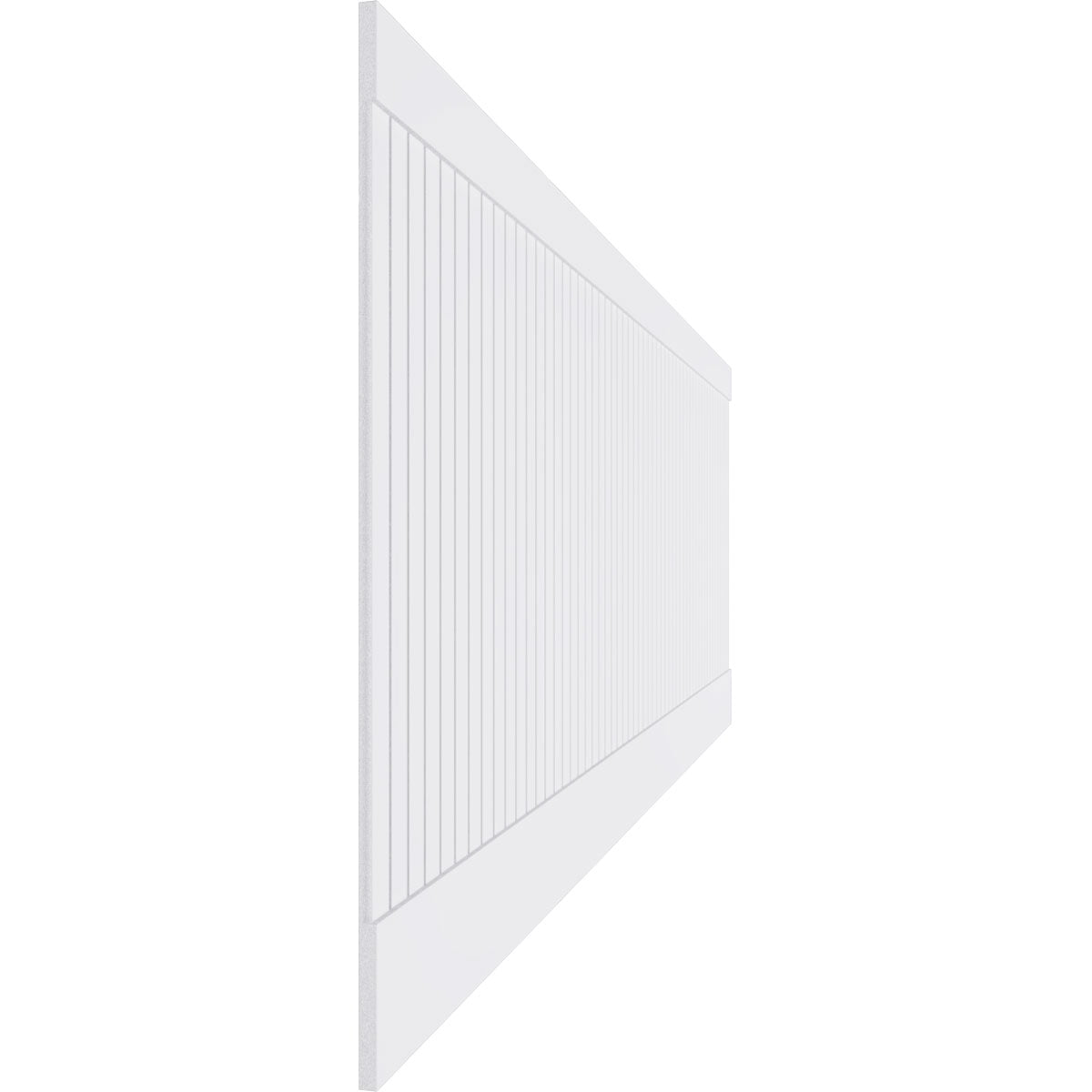 Ekena Millwork 36"H x 94 1/2"W Beadboard PVC Wainscot Paneling Kit