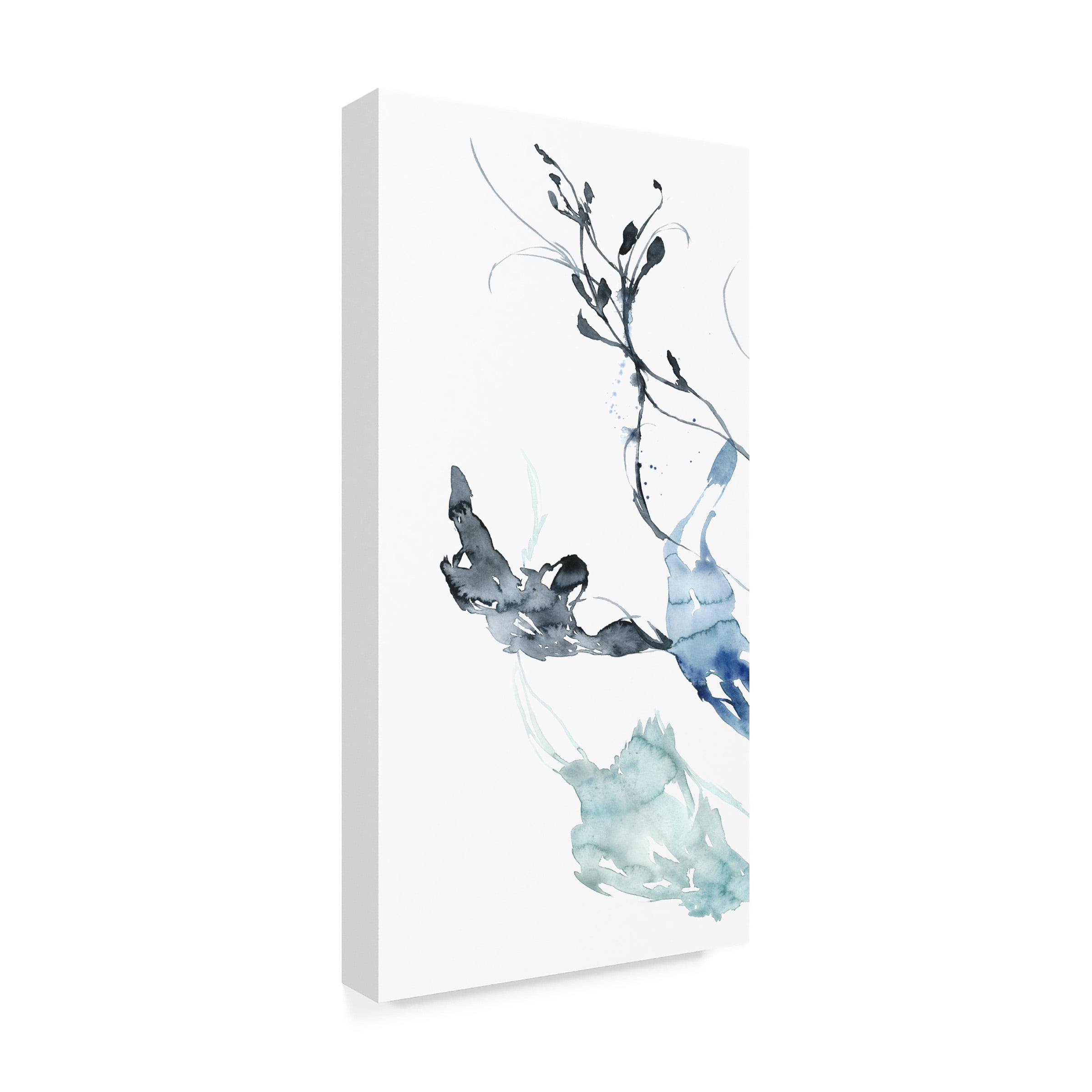 Jennifer Goldberger 'Ocean Etude Triptych I' Canvas Art
