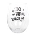 thumbnail image 2 of Something Different - Copa de Vino sin Tallo Eat, Drink & Be Scary (Negro, Transparente), 2 of 2