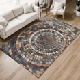 thumbnail image 6 of Addison Rugs Mayfield Premium Machine Washable Transitional Geometric Copper Rectangle Rug, 8' x 10', 6 of 6