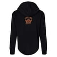thumbnail image 2 of Harley-Davidson Women's Copper Wings Metallic Zip-Up Fleece Hoodie - Black (XL), Harley Davidson, 2 of 2