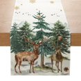 thumbnail image 5 of Christmas Tablecloth Featuring Festive Christmas Tree and Snowman for Holiday Decoration, 5 of 5