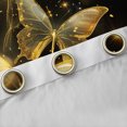 thumbnail image 4 of Castle Fairy Flying Butterflies Curtains Pack Of 2 (42X84 Each) for Women Men Teens,Golden Glitter Curtains Blackout,Sparkling Sequin Bedroom Curtains,Super Cozy Room Decor, 4 of 6