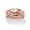 18k Rose Gold-Plated, variant on 14k Yellow or Rose Gold-Plated or Platinum-Plated Braided Puzzle Ring