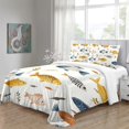 thumbnail image 4 of Home Bedding Set Fish Shell Comforter Cover Set Teen Adult Creative Seafloor Bedspreads,King (90"x104"), 4 of 5