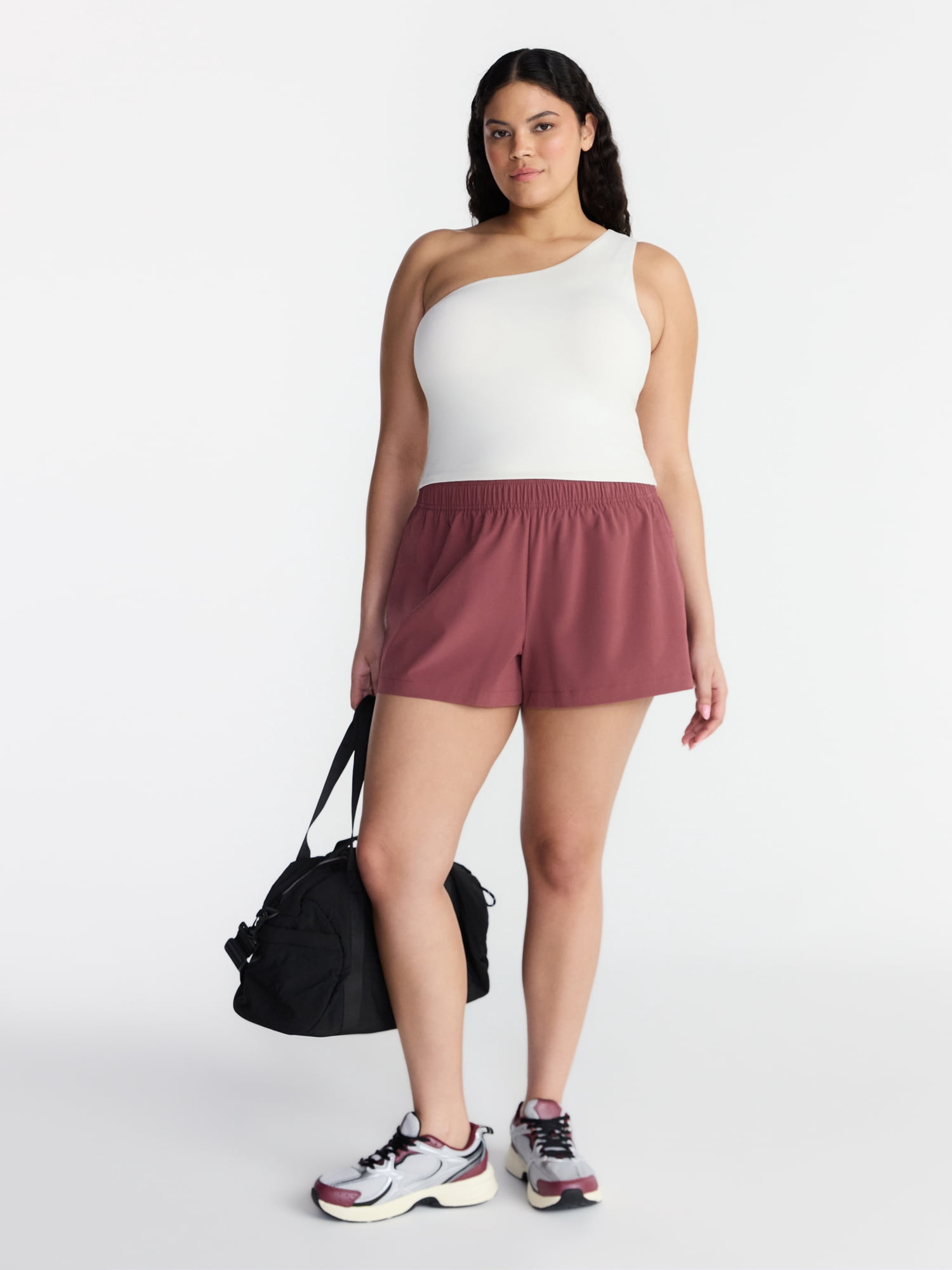Avia Women's FeatherStretch Shorts, 3'' Inseam, Sizes XS-XXXL