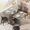 Chestnut Gray, variant on Folding Dining Table, Dining Table Set for 4, Space Saving Versatile Folding Kitchen Dining Table with Wheels & Storage Shelf for Small Apartment, Extendable Dining Room Collapsible Table