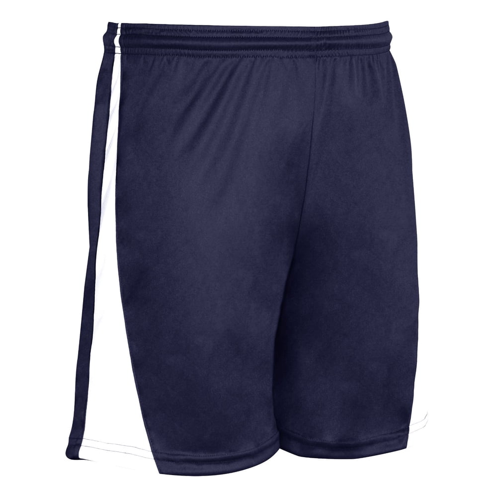 Champro Youth Sweeper Soccer Shorts Navy White Extra Small Walmart