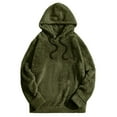 thumbnail image 2 of Meichang Oversized Hoodies for Women Drawstring Long Sleeve Fuzzy Fleece Lounge Pullover Basic Solid Color Hoodies Soft Sweatshirts, 2 of 6