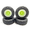 thumbnail image 1 of ZheElen RCGOFOLLOW 1/24 Plastic Wear-resistant Wheel Rims Tyre RC Upgrade Part Rc Wheel Rims Tyre For ECX Barrage RC Car Part Green, 1 of 6