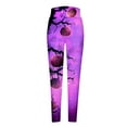 thumbnail image 4 of Abomasnow Leggings for Women Soft High Waisted Halloween Blood Print Legging Pants Casual Slim Fit Running Yoga Tights Trousers, 4 of 7