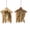 Yellow, variant on XHKUYI Hanging Ghost Decoration 9.1 Inch, Yellow Chain Ghost Prop with Draped Figure Bone Accent and Hanging Loop, for Halloween Tree Branch Porch Ceiling Doorway Party Display