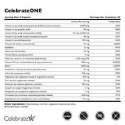 Celebrate Vitamins CelebrateONE Bariatric Multivitamin Capsules Iron Free 90 Count