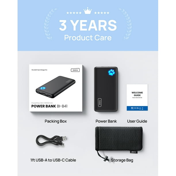 Iniu Best Buy Portable Charger Iphone INIU [2 Pack] Portable