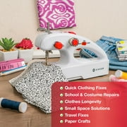 SINGER Stitch Quick Plus Cordless Handheld Portable Mending Machine for Sewing Repairs, Two Thread