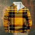 thumbnail image 3 of Playeras Lisas Para Hombre Sudadera Holgada Con Cremallera Y Cuello Alto Para Hombre Sudadera Con Capucha De Manga Larga, 3 of 3
