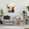 thumbnail image 3 of Stupell Industries Longhorn with Curved Horns Animals & Insects Painting Gallery Wrapped Canvas Art Print Wall Art, 30 x 40, 3 of 8