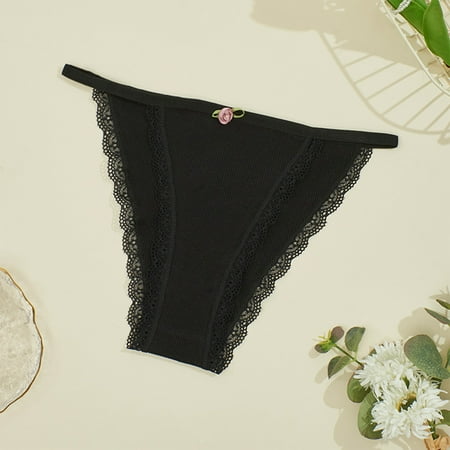 Women Underwear Boy Shorts Soft Stretch Bikini Underwears High Waisted No Show Panties Underpants Cotton High Waisted Briefs Base Low Rise Thong with Lace Panty Plus Size V-Waist Shorts