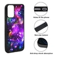 thumbnail image 2 of WIRESTER Shockproof Soft Rubber Cover Case for Samsung Galaxy S20+ Plus 6.7" 2020, Purple Nebula Galaxy, 2 of 5