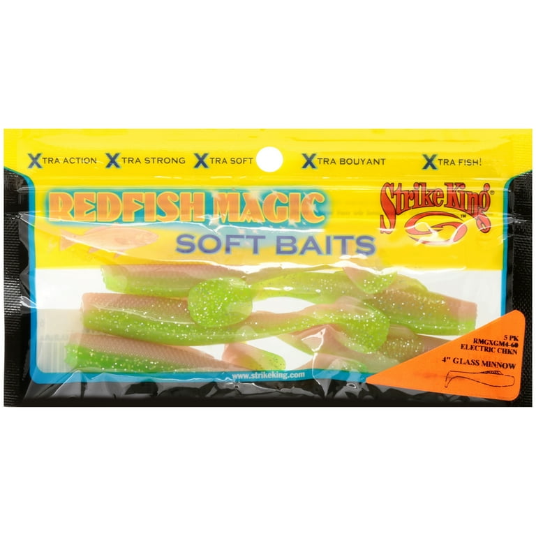 Redfish Magic Glass Minnow Soft Bait - Walmart.com