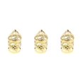 thumbnail image 4 of Guardoinrt Electroplated Metal Birdcage Shape Tea Light B- Candle Holder Gold Type E 3Set, 4 of 6