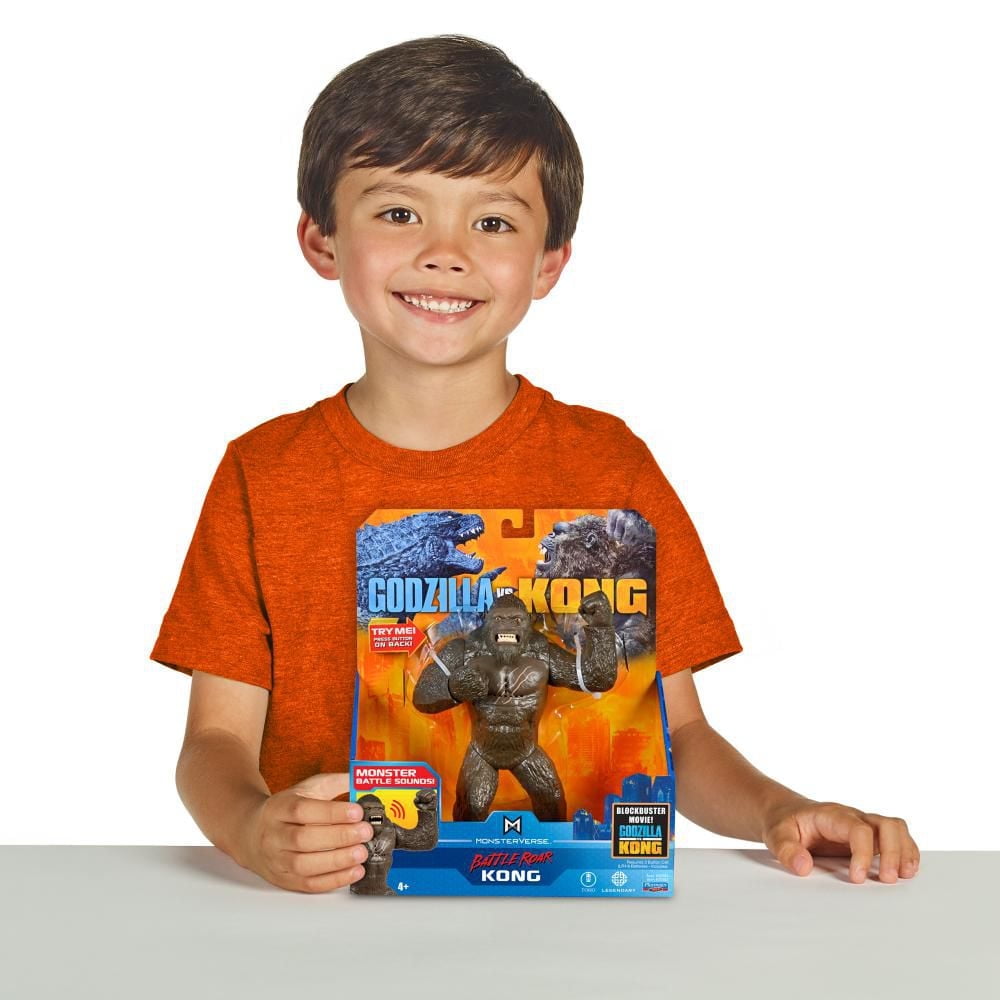 Godzilla vs Kong Battle Roar - Figurine Kong 7" pouces