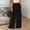 Black, variant on BUIGTTKLOP Palazzo Pants for Women Wide Leg Flowy Pants with Pockets Elastic Mid Waist Summer Beach Vacation Outfits
