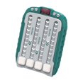 thumbnail image 2 of Máquina de juego de , juego electrónico portátil con luces LED, juego de rompecabezas con música, juego portátil para niños, juguetes inquietos Verde, 2 of 9