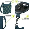 thumbnail image 6 of Travelon Anti-Theft Active Small Crossbody, Teal, 6 of 13