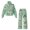 Cartoon Horse & Heart Floral Pattern, variant on Chririnla Spandex Blend Women Two Piece Tracksuit for Weekend Jogging, Drawstring High Neck Wide Leg Women's Loungewear Set, Cowboy Horse Cactus Print