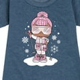 thumbnail image 3 of Lol Surprise! - Snowbunny And Snowflakes - Toddler & Youth Girls Fleece Dress, 3 of 5