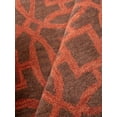 thumbnail image 4 of Rugsotic Carpets Hand Tufted Wool Eco-Friendly Area Rugs - 4'x6', Rectangle, Brown Orange, Modern Contemporary Design, High Pile Handmade Anti Skid Rugs for Living Room, Bed Room (K00239), 4 of 4