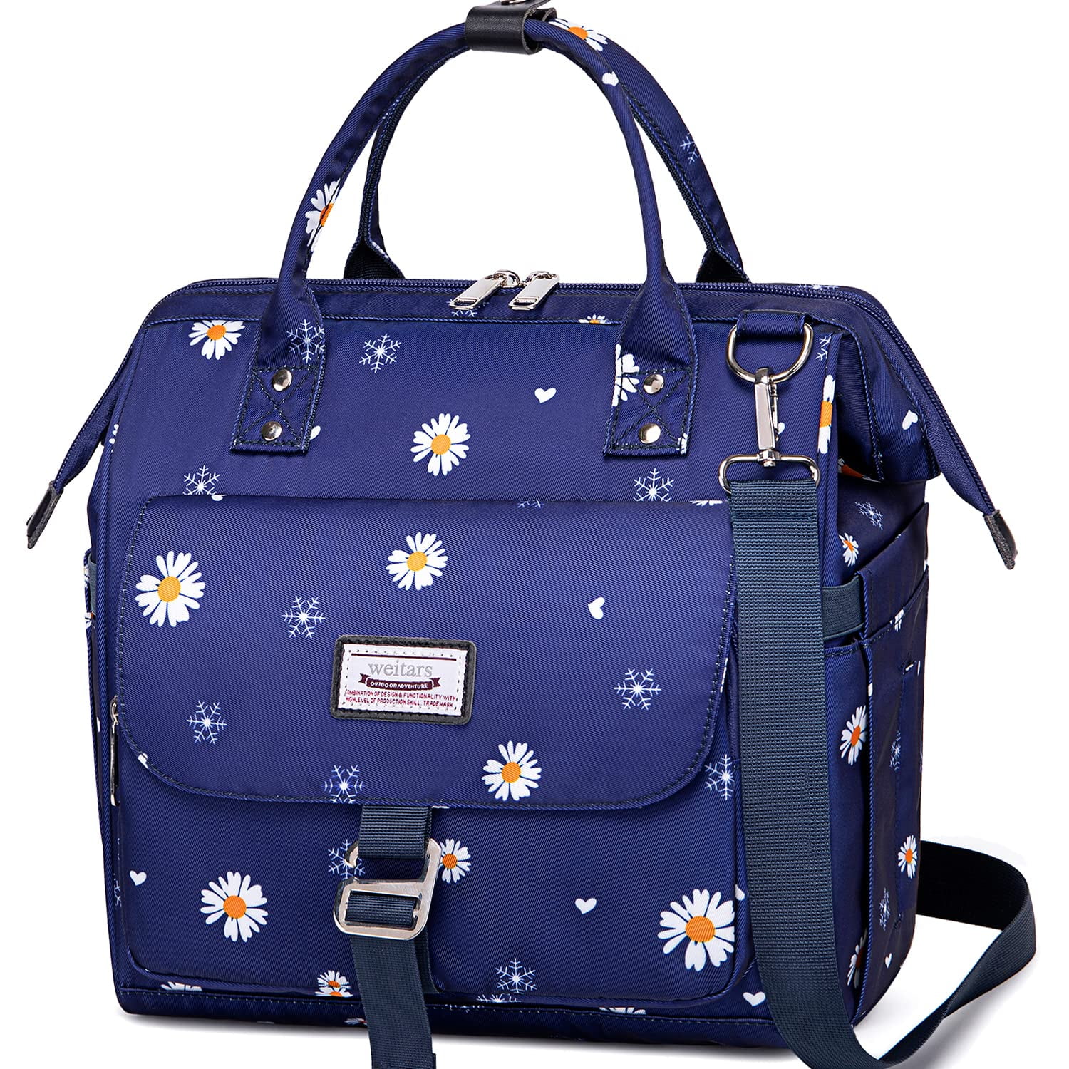 Large Lunch Bag for Women,Insulated Flower Lunch Box Lunch Tote Kit