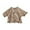 Khaki, variant on Toddler Girls Tops Short Sleeve Summer Casual Beach Holiday Striped T-Shirts for Girls Kids Shirts for Girls Fashion Clothes for Spring Wear