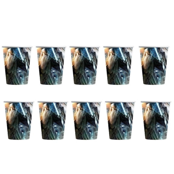 The Lord of Rings Party Supplies Cups Birthday Tableware Disposable Paper Mouthwash Drinking Cups