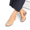 thumbnail image 4 of BURUDANI Women's Ballet Flats Work Dress Shoes Comfortable Slip On Dressy Flats for Women, 4 of 8