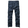 thumbnail image 3 of Pantalones Cargo Match para Hombre Casual al Aire Libre Trabajo Azul, 3 of 5
