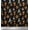Black, variant on Soimoi Cotton Duck Fabric Leaves,Musical Instruments & Animals Kids Print Fabric by the Yard 42 Inch Wide