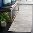 thumbnail image 2 of SAFAVIEH Casablanca Carmella Striped Runner Rug, Grey/Ivory, 2'3" x 8', 2 of 8