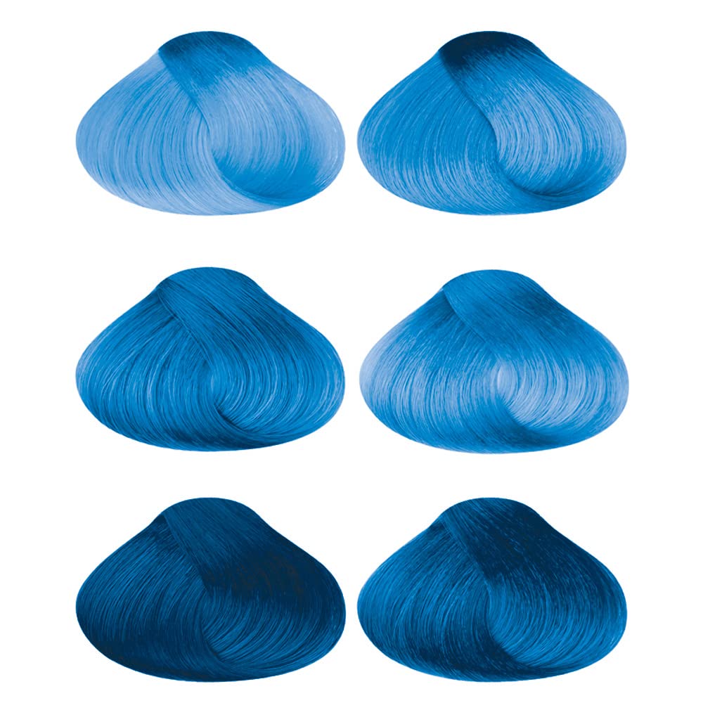 MyColorIn Color Depositing Shampoo (Vibrant Blue) - Sulfate & Paraben Free Hair Dye | Made in USA (8.5 Fl Oz)