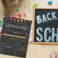 thumbnail image 2 of First Day Chalk Board Creative Chalkboard Pendant Reusable Wooden Chalkboard for Kids, 2 of 7