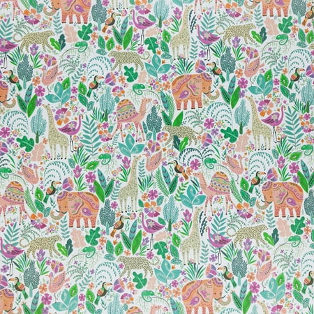 Jillson & Roberts Bulk Gift Wrap, Henna Jungle, 1/2 Ream 417' x 24"