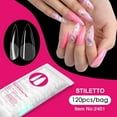 thumbnail image 1 of 120 piezas de arte de uñas sin dejar rastro, arte de uñas sin rayones, uñas postizas, 1 of 7